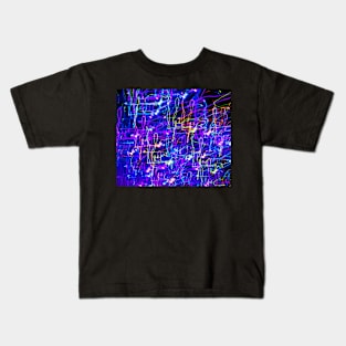 Moving lights pattern Kids T-Shirt
